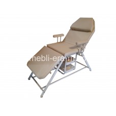 Косметологическая кушетка регулируемая   L-05 с лотками и подлокотниками.  Производитель Украина!