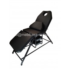 Косметологическая кушетка регулируемая   L-05 с лотками и подлокотниками.